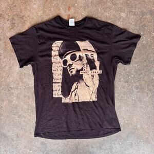 Kurt Cobain / Nirvana Graphic T Shirt Black Delta Pro Weight Uncommon Large